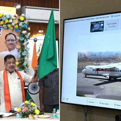 Green Flagged : बिलासपुर-दिल्ली और बिलासपुर-कोलकाता सीधी हवाई सेवा का शुभारंभ