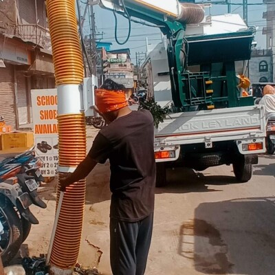 रायपुर में इन दिनों एक नई मशीन से कचरे की सफाई