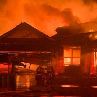 केन्द्रीय मंत्री का घर फूंका