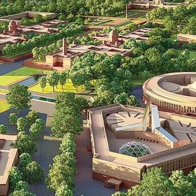नए संसद भवन का लोकार्पण