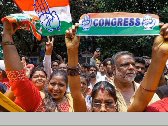 कर्नाटक में कांग्रेस की जीत ...