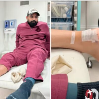 IPL 2024 : आईपीएल से पहले शमी ने चोट को लेकर दी बड़ी अपडेट...!  सर्जरी के बाद पहली बार दिखाई एड़ी