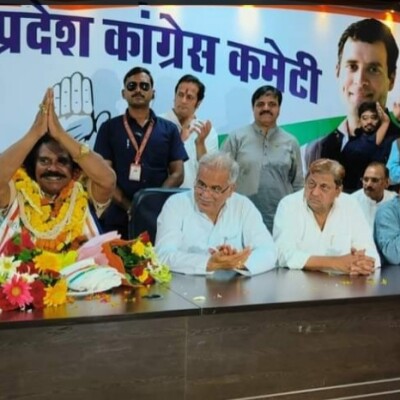 आदिवासी नेता नंदकुमार साय का भाजपा से इस्तीफा और कांग्रेस प्रवेश