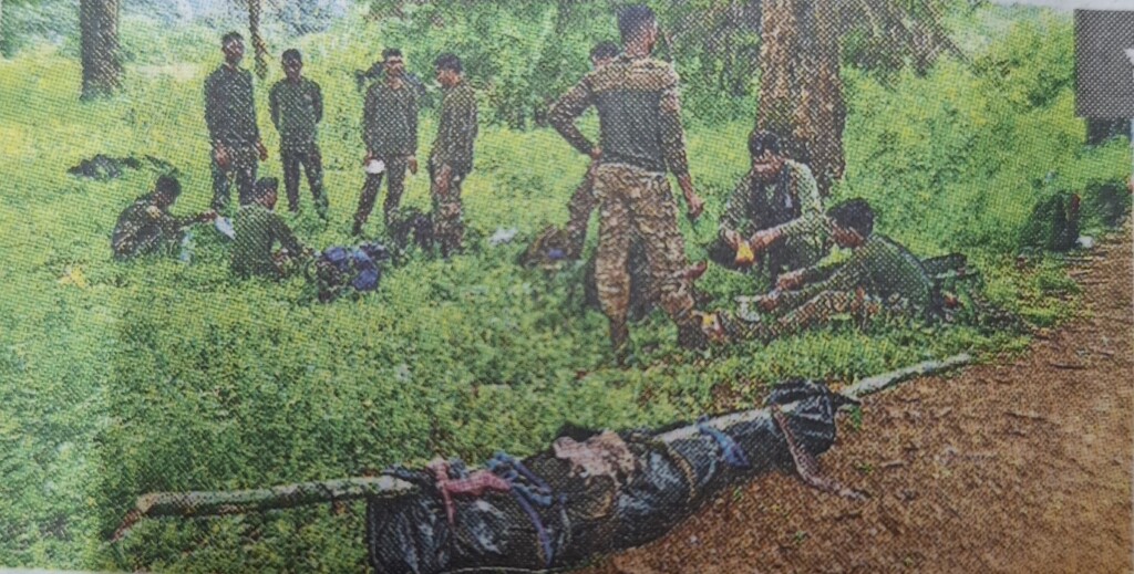 फोर्स पहली बार गवाड़ी पहाड़ पर चढ़ी, फिर साजिश रच रहे नक्सलियों को मार गिराया